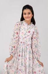 Girls Smocking Dress-GWD700125